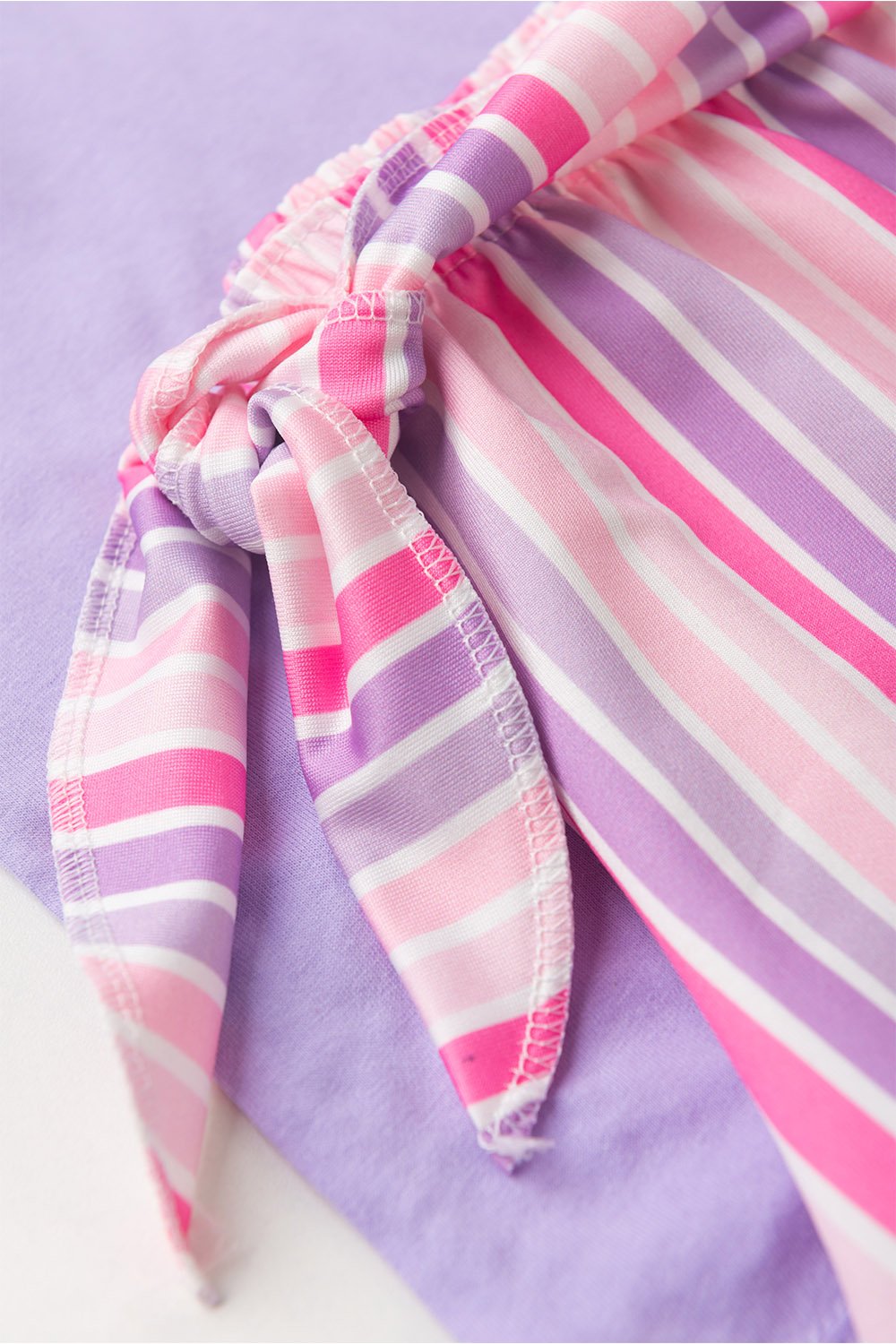 Conjunto Infantil Verão Feminino Plaquinha - Lilas