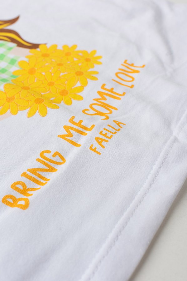Conjunto Infantil Verão Feminino Menina com Flores - Branca