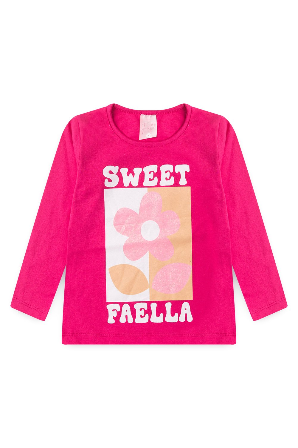 Conjunto Infantil Meia Estação Feminino Sweet Faella - Pink