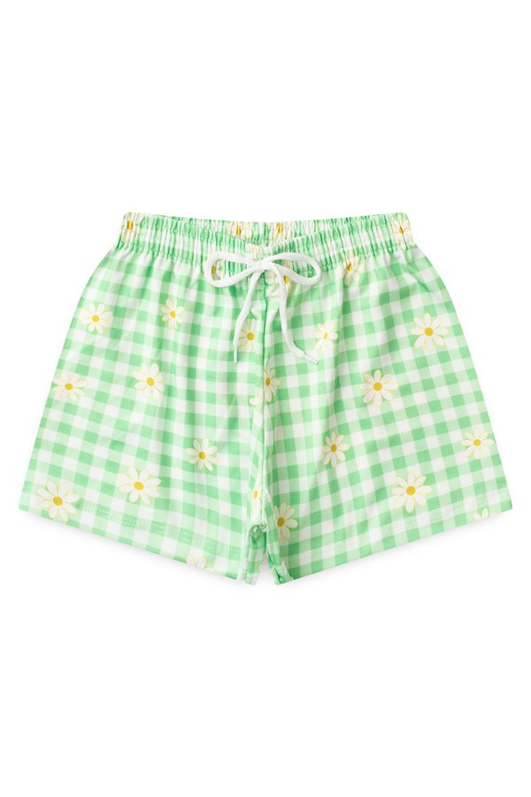 Conjunto Infantil Verão Feminino Menina com Flores - Branca