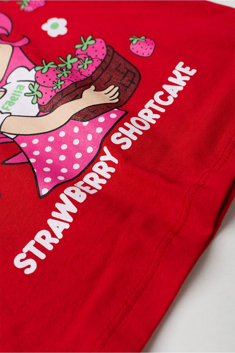 Conjunto Infantil Meia Estação Feminino Moranguinho - Vermelho