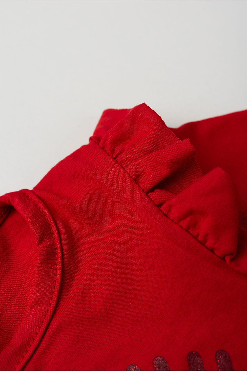 Conjunto Infantil Meia Estação Feminino Moranguinho - Vermelho