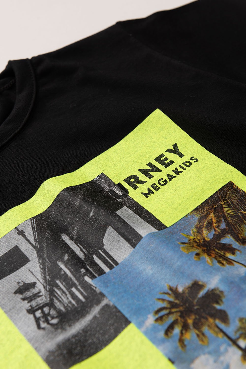 Conjunto Infantil Verão Masculino Jurney Mega Kids - Preto