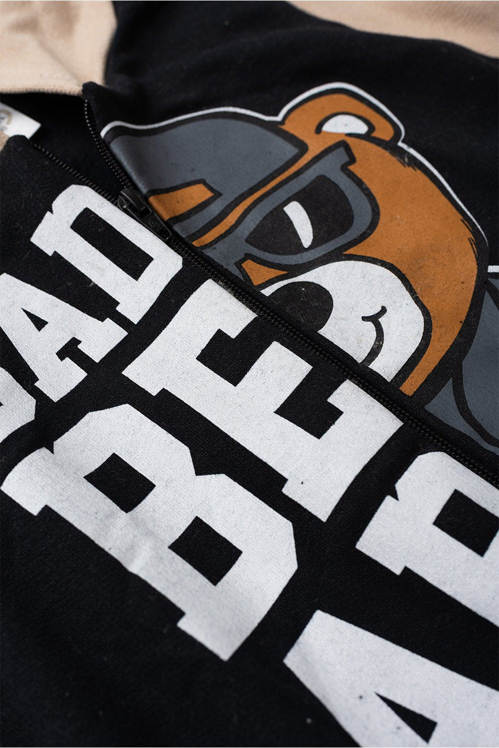Conjunto Moletom Peluciado Infantil Masculino Bad Bear - Preto