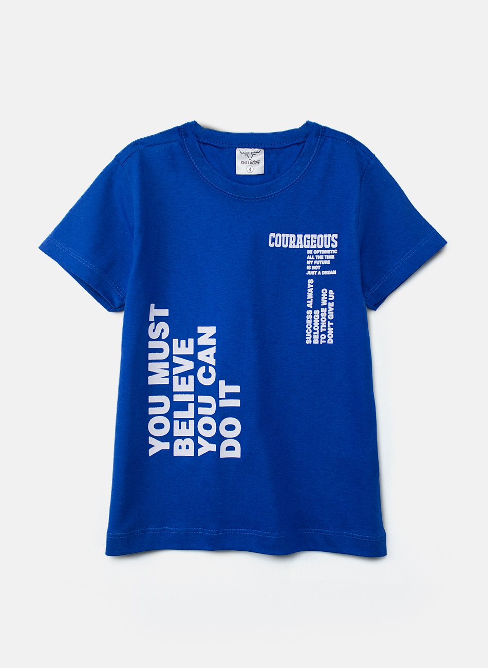 Conjunto Infantil Menino Courageous Azul 075 - Keki Boys