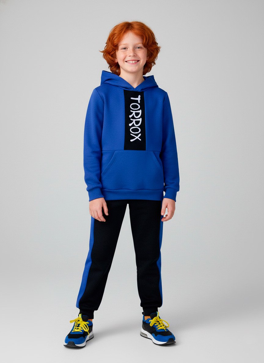 Conjunto Infantil Menino Moletom Torrox Royal 0692 - Keki Boys