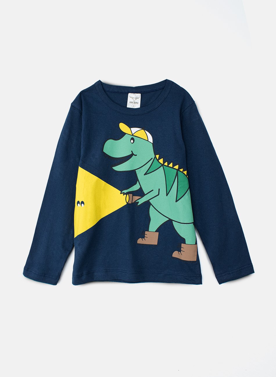 Conjunto Menino Meia Estação Dino Lanterna 0116 - Keki Boys