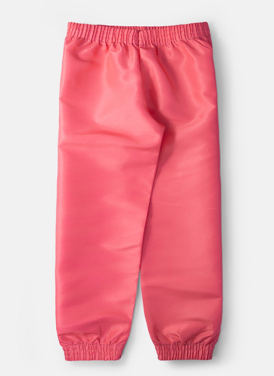 Conjunto Infantil Menina Corta Vento C/Capuz Animal Print Rosa 150 - Laluna