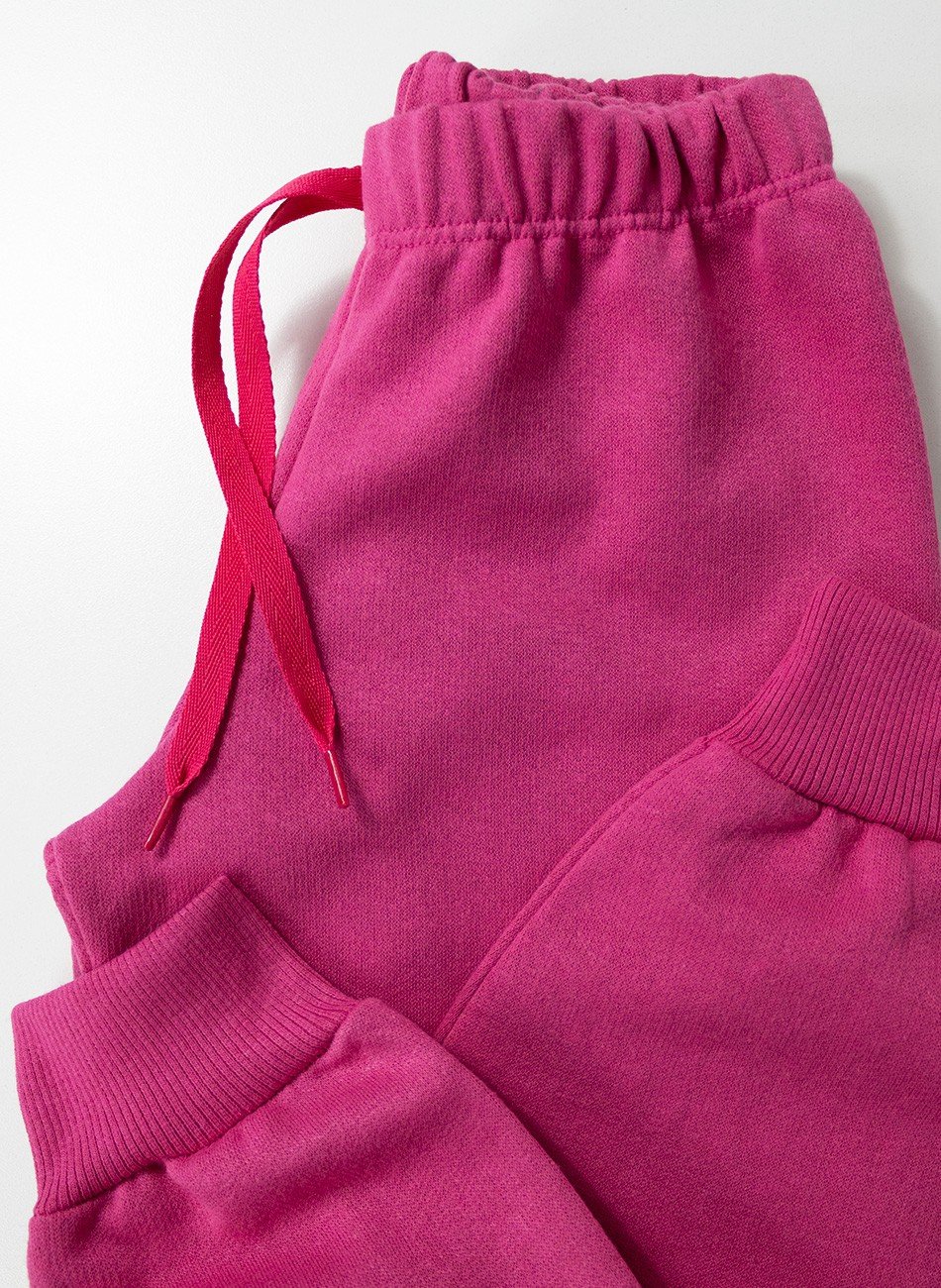 Conjunto Infantil Menina Moletom Keep Going Pink 0317 - Laluna
