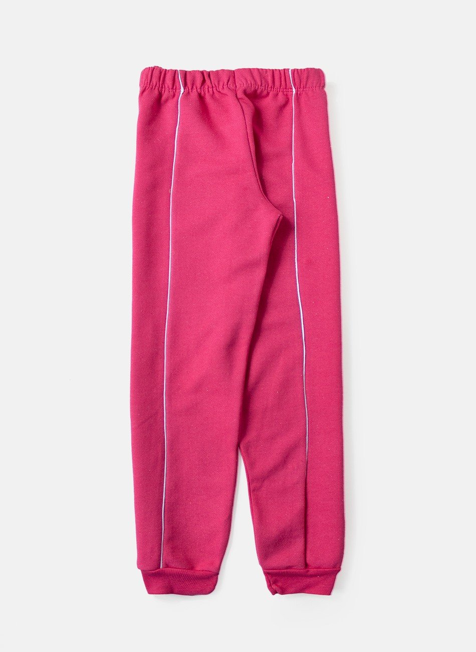 Conjunto Infantil Menina Moletom Love Pink 0201 - Laluna