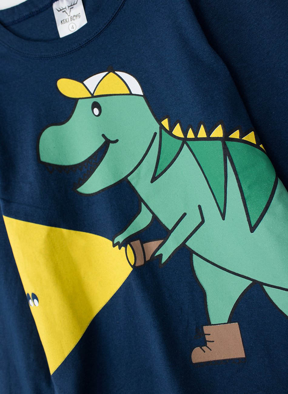 Conjunto Menino Meia Estação Dino Lanterna 0116 - Keki Boys