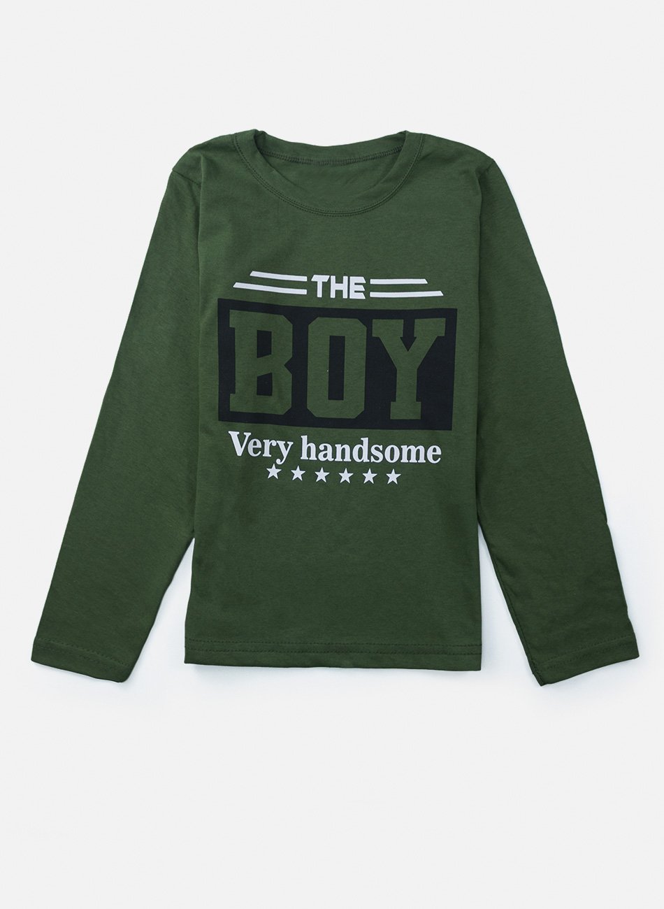 Conjunto Infantil Menino Meia Estação The Boy Verde 0118 - Keki Boys