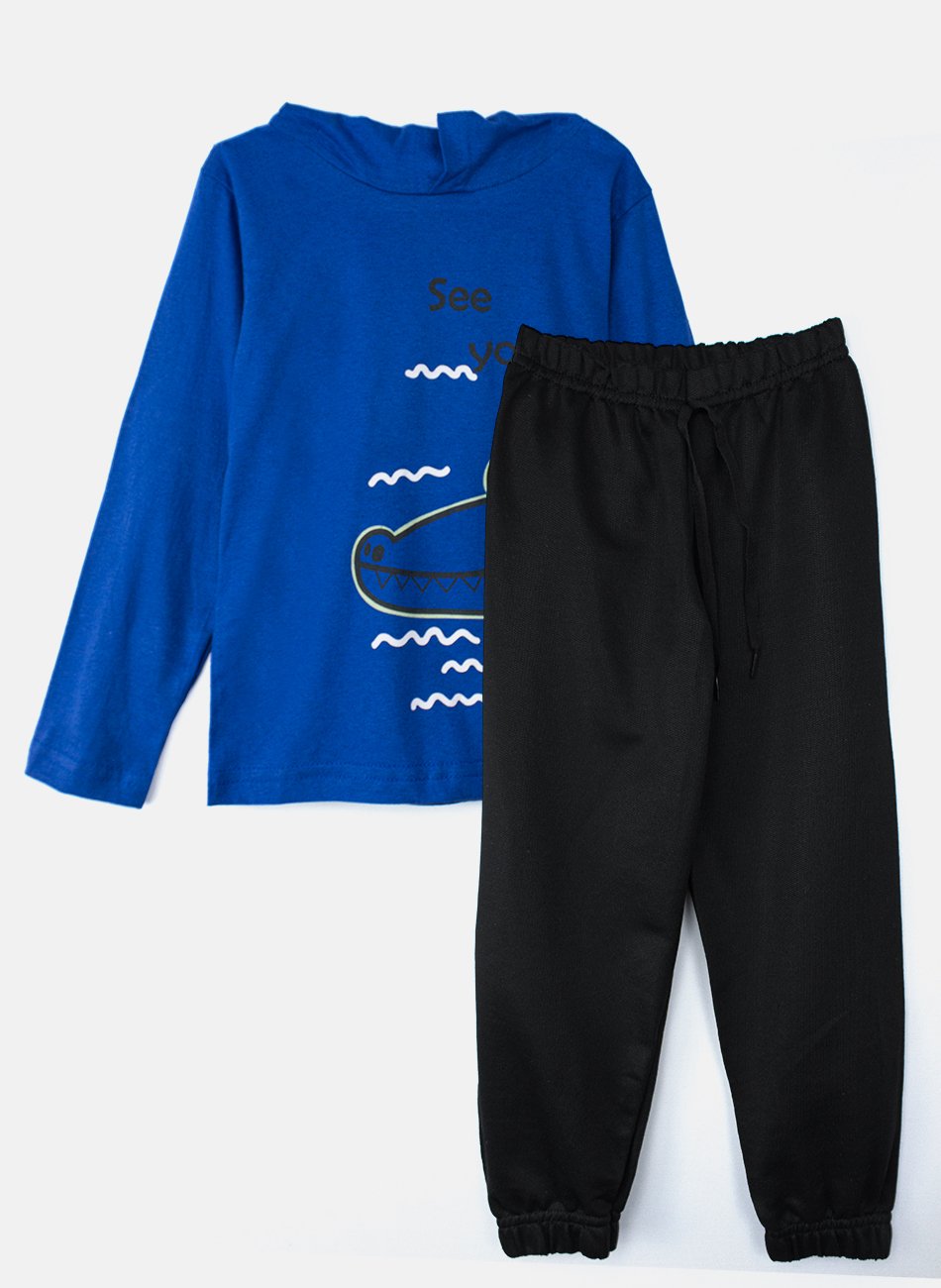 Conjunto Infantil Menino Meia Estação C/Capuz See You Royal 0247 - Keki Boys
