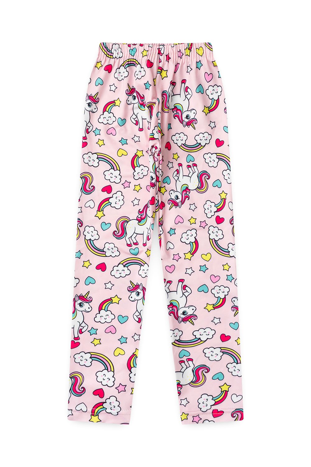 Conjunto Infantil Meia Estação Feminino Unicorn Magic - Rosa