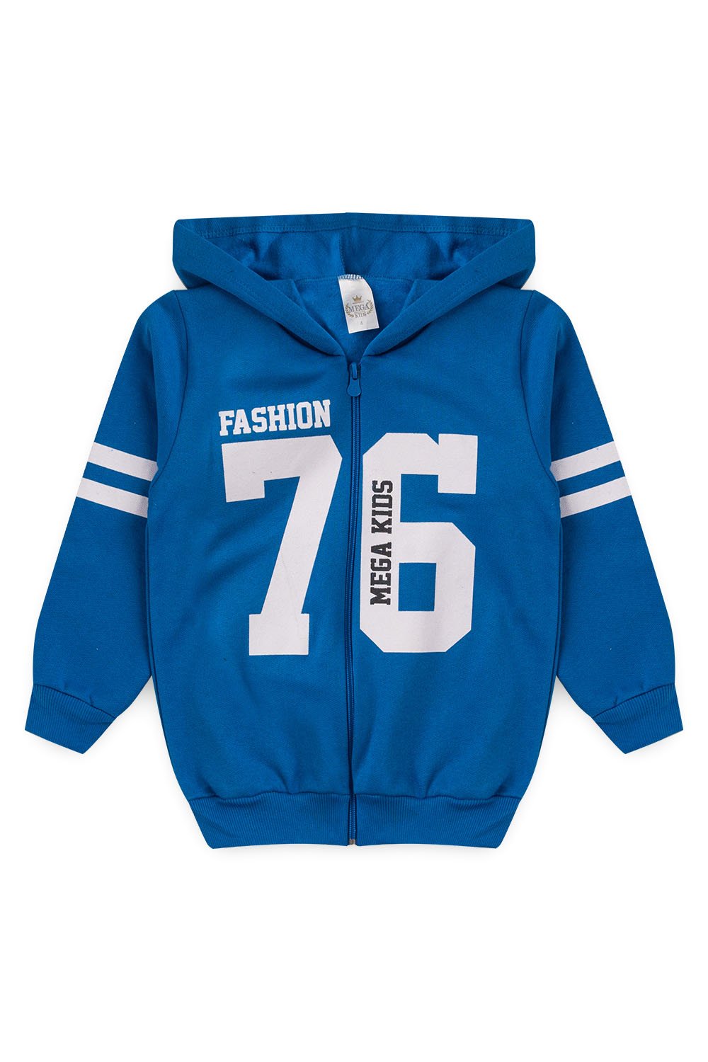 Conjunto Moletom Peluciado Infantil Masculino Fashion 76 - Royal