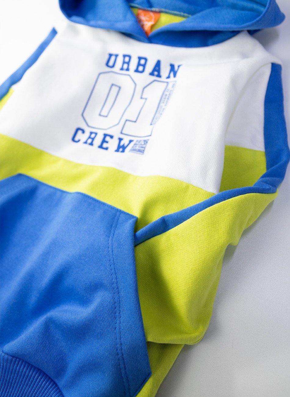 Conjunto Infantil Menino Moletom Urban Crew Creme 0561 - Torrox