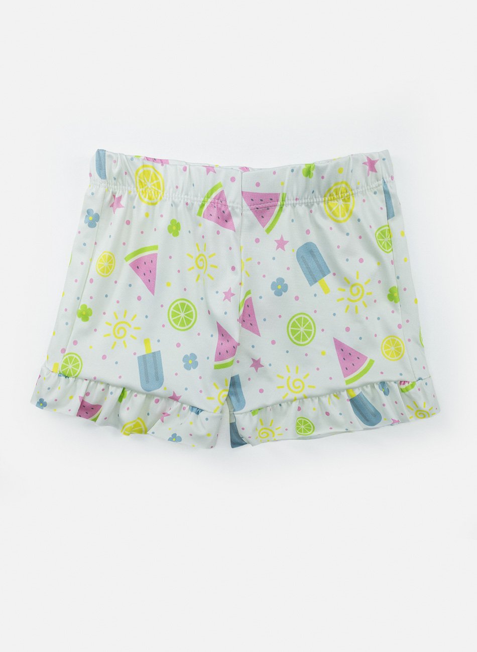 Conjunto Infantil Menina Summer Marinho 0724 - Laluna