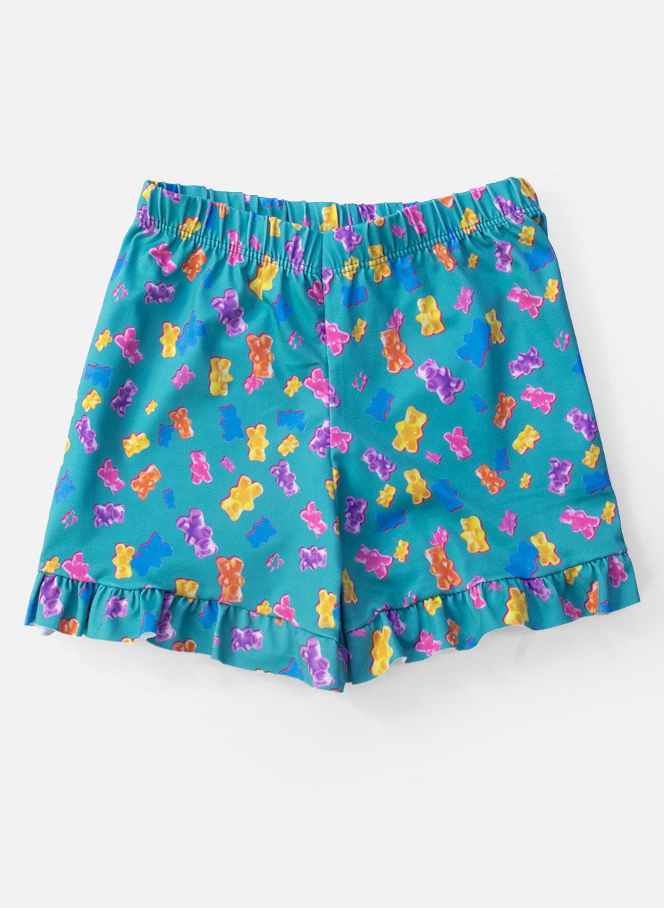 Conjunto Infantil Menina Fun! Urso Branco 0734 - Laluna