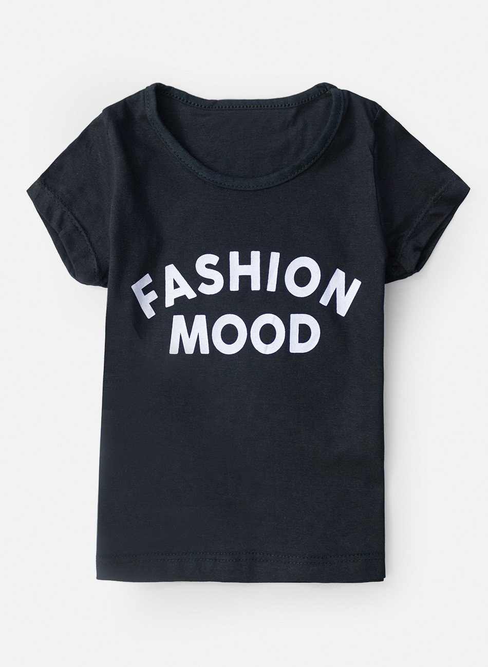 Conjunto Infantil Menina Fashion Mood Preto 07 - Laluna