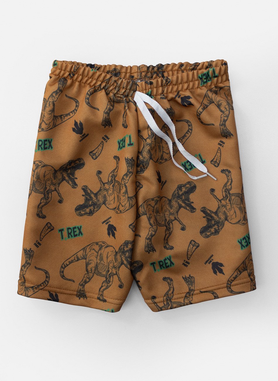 Conjunto Infantil Masculino T-Rex Branco 015 - Torrox