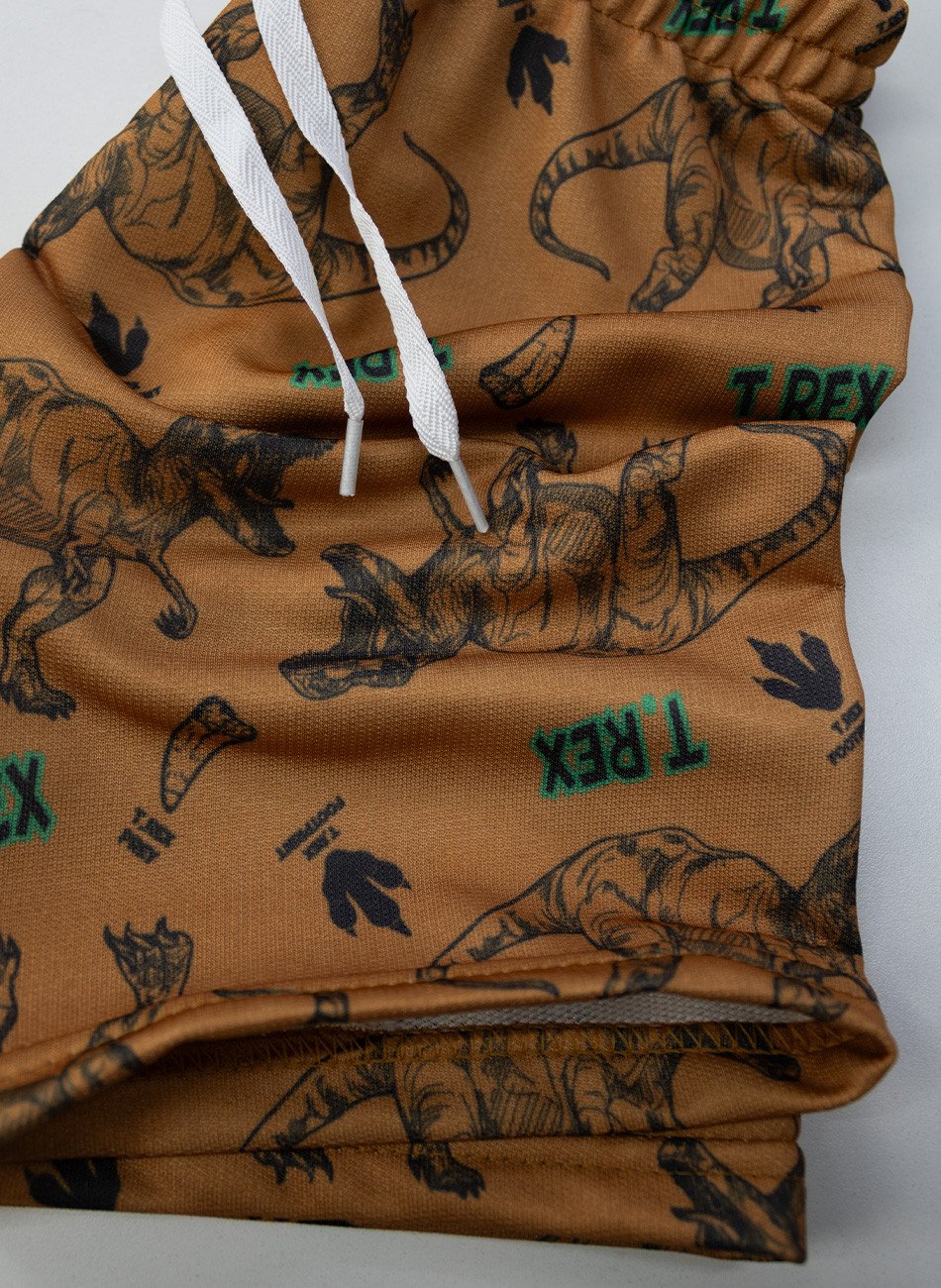Conjunto Infantil Masculino T-Rex Branco 015 - Torrox