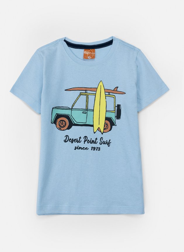 Conjunto Infantil Menino Desert Point Surf 087 Azul - Laluna