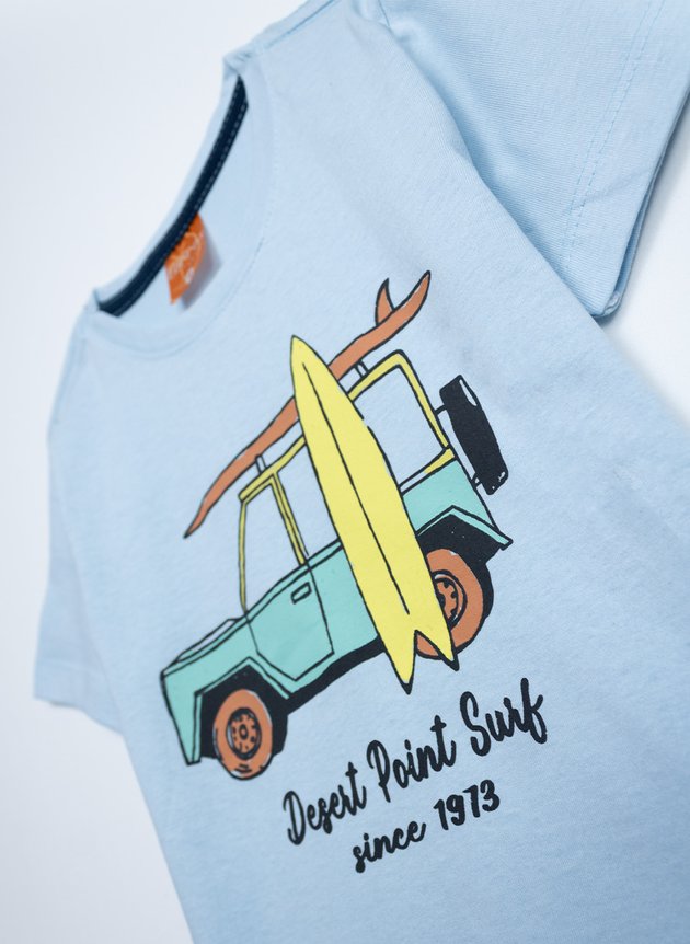 Conjunto Infantil Menino Desert Point Surf 087 Azul - Laluna
