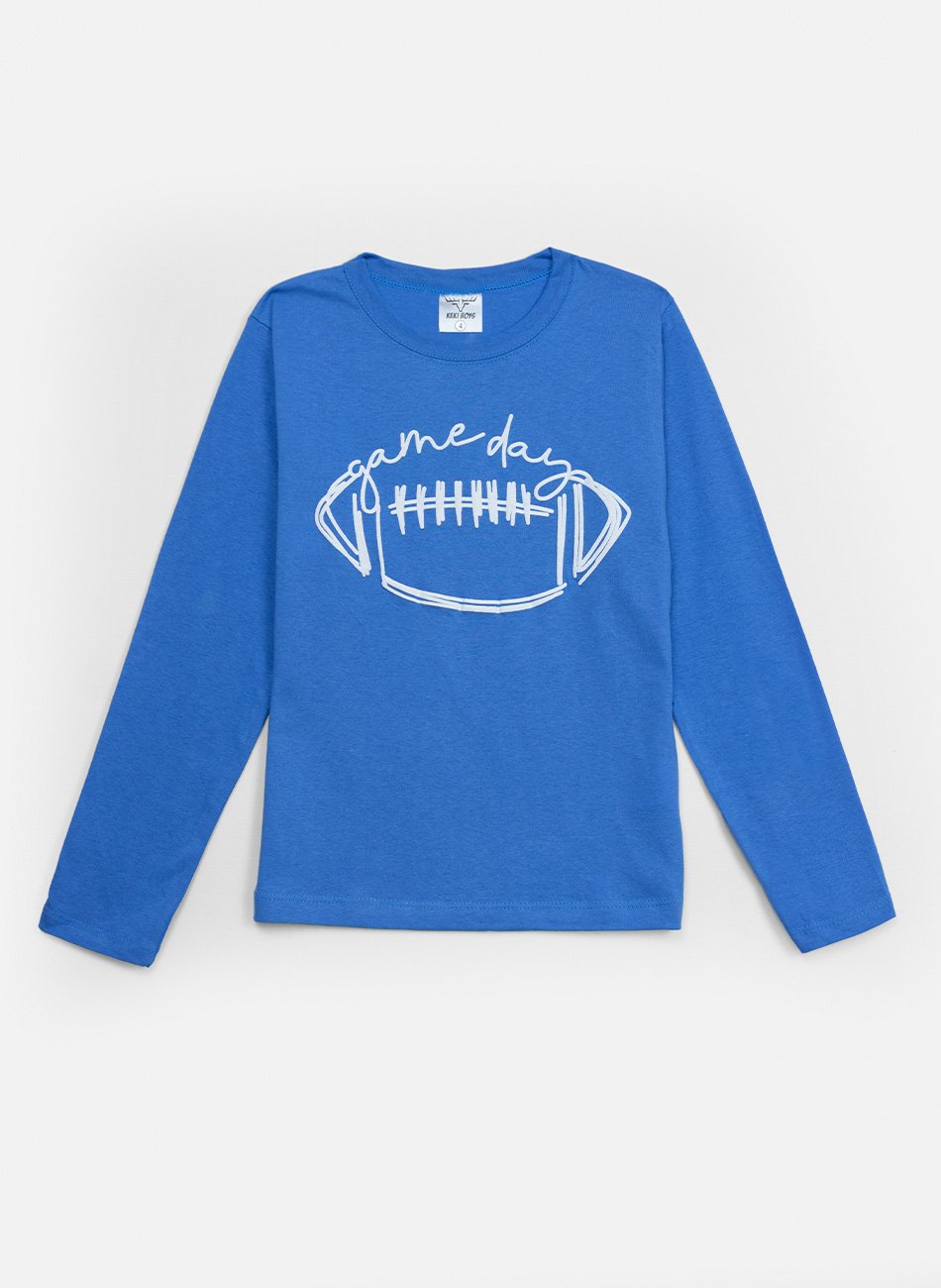 Conjunto Infantil Menino Meia Estação Game Day 0114 Azul - Keki Boys