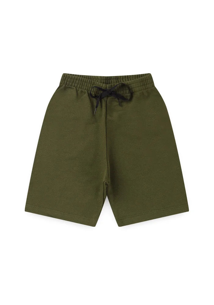 Conjunto Infantil Menino Verão Bolso Kangulu Preto Preto