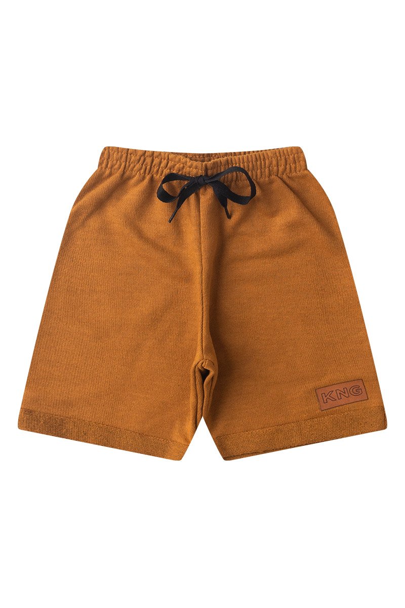 Conjunto Infantil Menino Algodão Premium Verão Símbolos Kangulu Preto