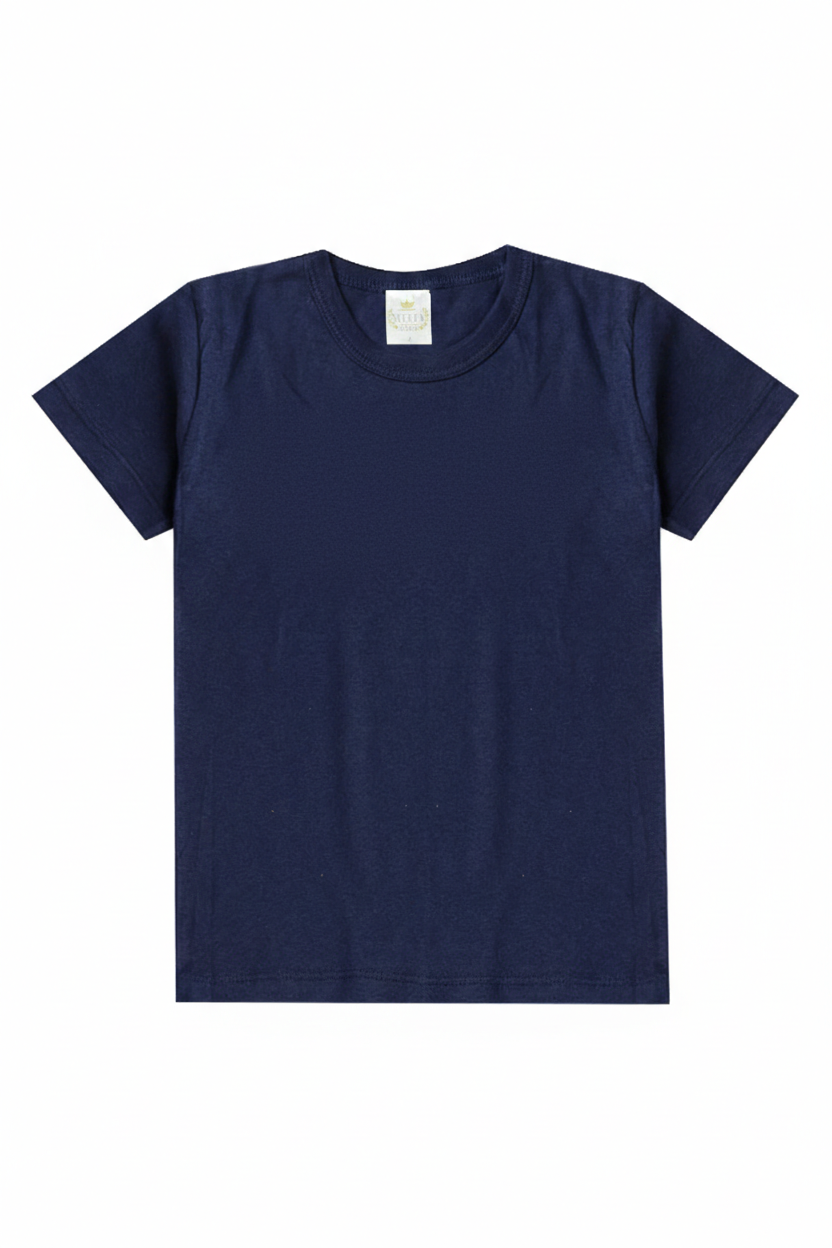 Camiseta Infantil Básica - Marinho