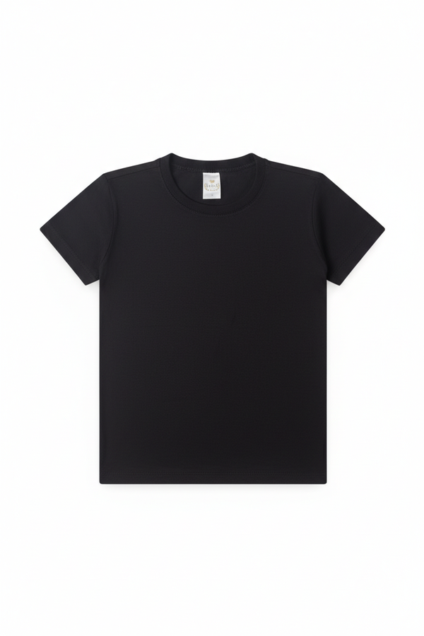 Camiseta Infantil Básica - Preto