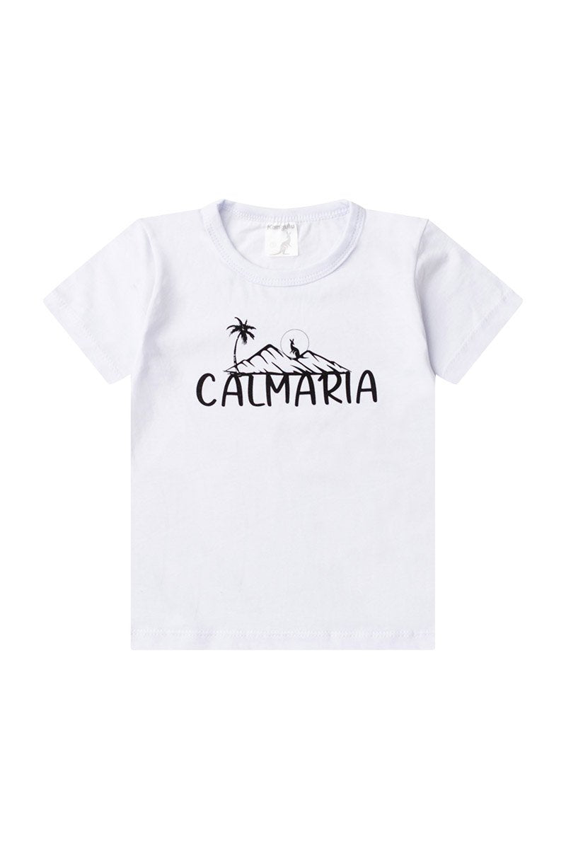 Conjunto Infantil Menino Calmaria Verão Kangulu Branco