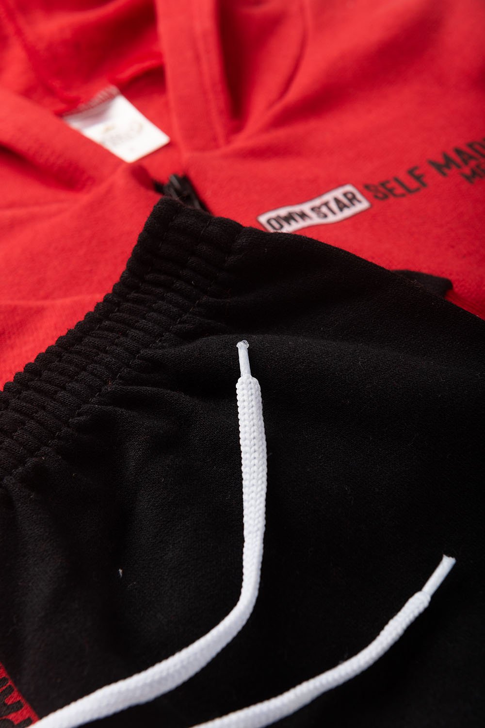 Conjunto Moletom Peluciado Infantil Masculino Extreme - Vermelho