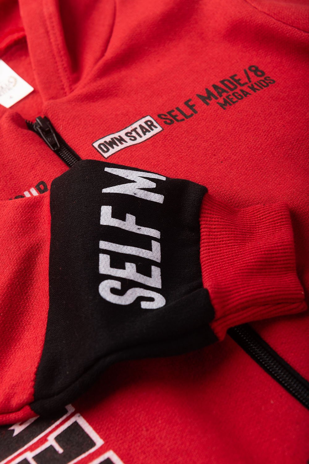 Conjunto Moletom Peluciado Infantil Masculino Extreme - Vermelho