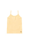 Conjunto Infantil Menina Flores Regata + Shorts Amarelo