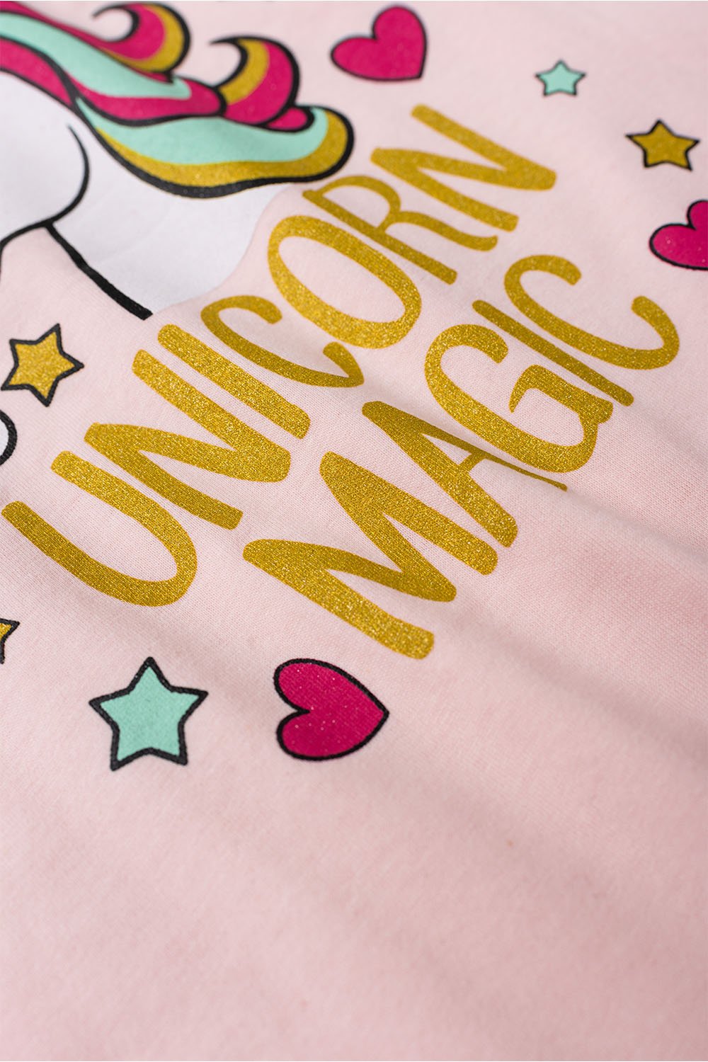 Conjunto Infantil Meia Estação Feminino Unicorn Magic - Rosa
