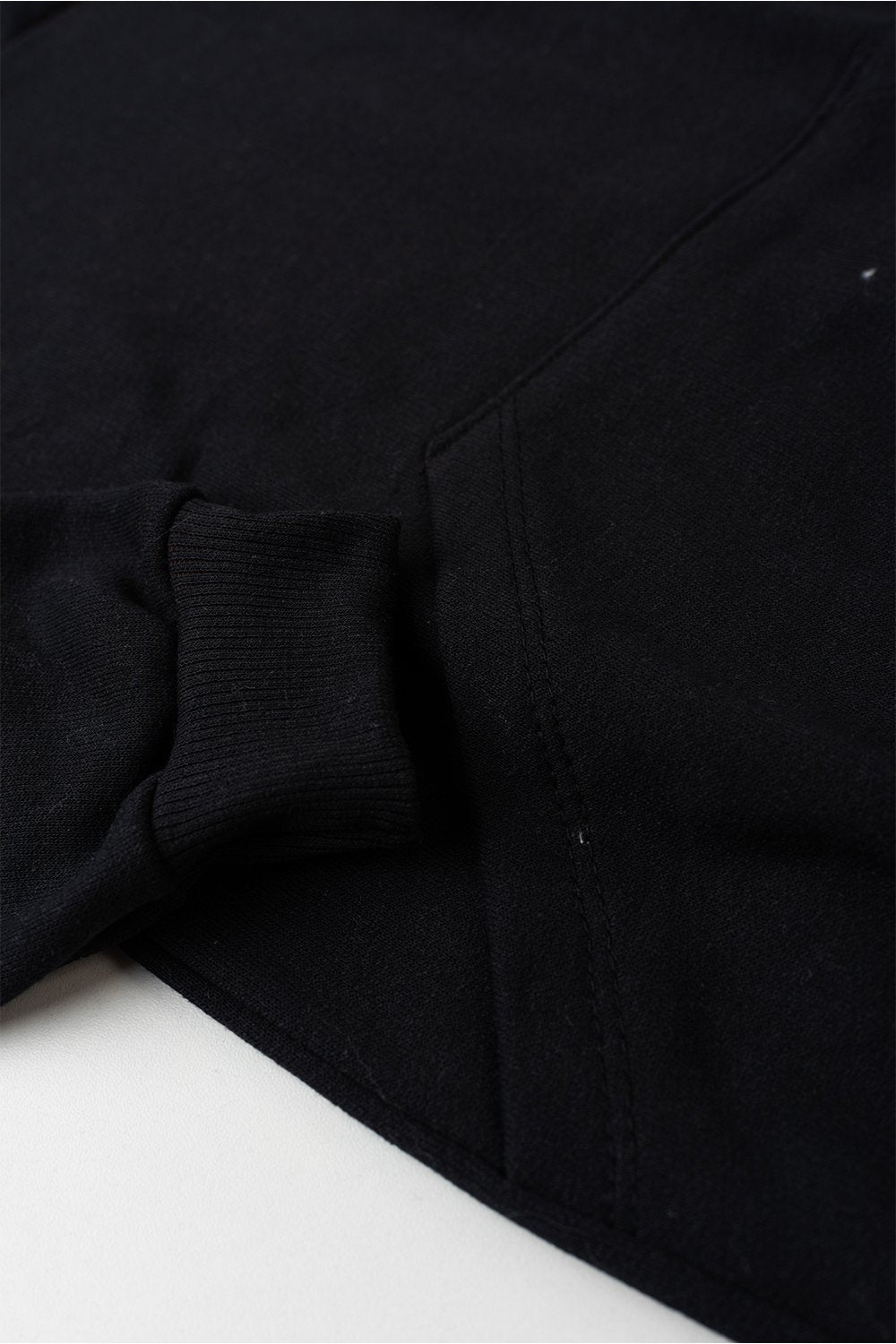 Conjunto Moletom Peluciado Infantil Masculino Canguru - Preto