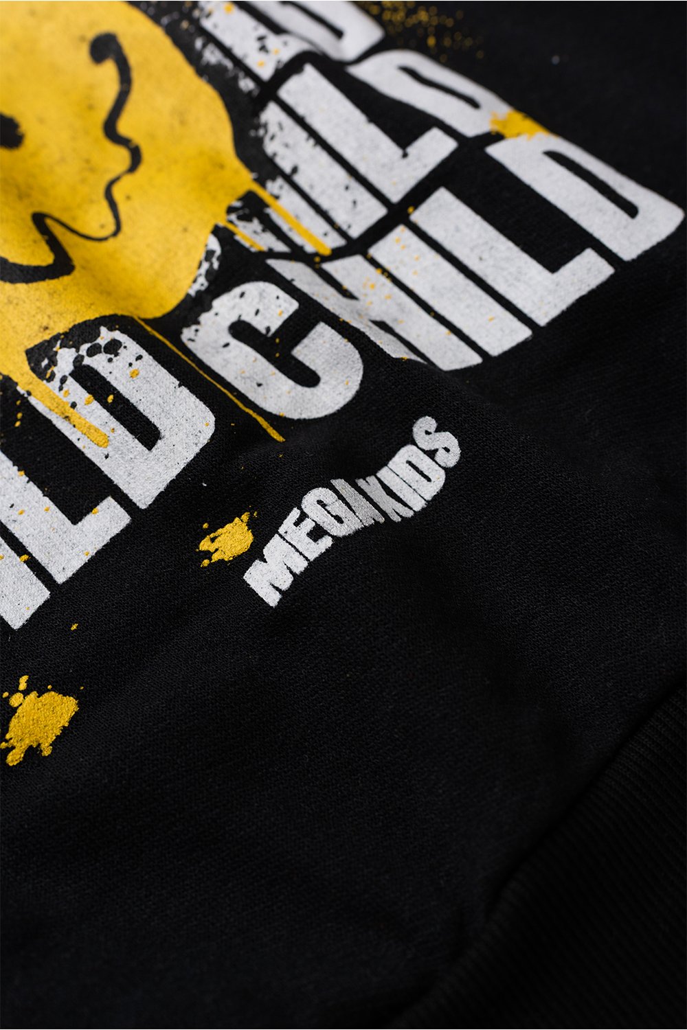Conjunto Infantil Masculino Moletom Wild Child Emogi - Preto