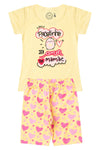 Conjunto Infantil Menina Pacotinho Verão Amarelo