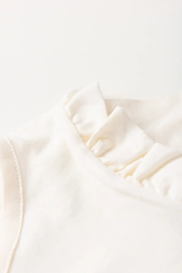 Conjunto Infantil Meia Estação Feminino Tigre Faella - Off White