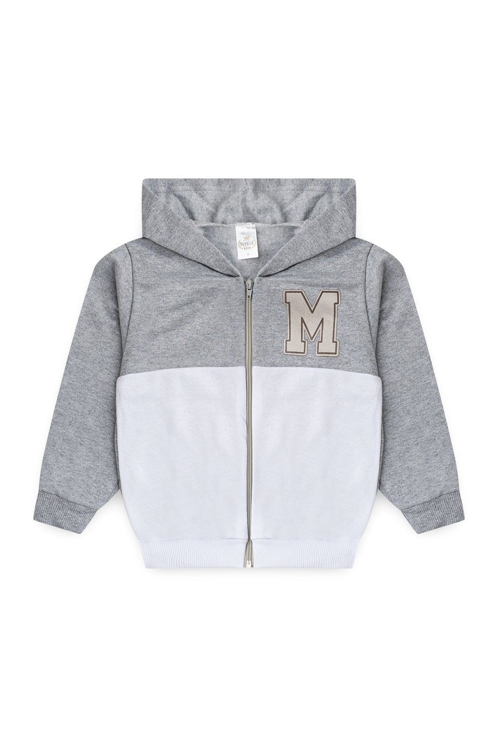 Conjunto Moletom Peluciado Infantil Masculino Mega Kids - Mescla