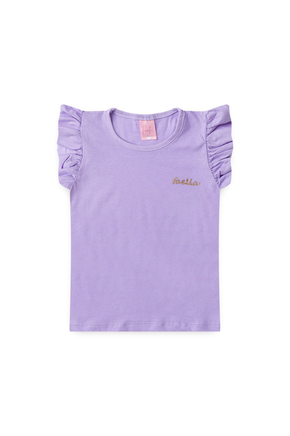 Conjunto Infantil Verão Feminino Plaquinha - Lilas