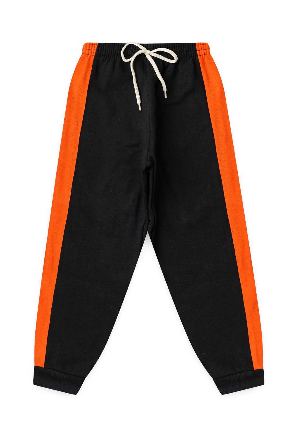 Conjunto Moletom Peluciado Infantil Masculino Recortes - Laranja
