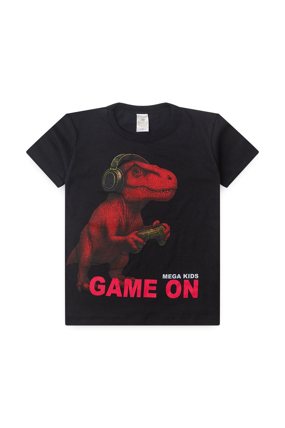 Conjunto Infantil Masculino Dino Vermelho - Preto