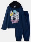 Conjunto Infantil Menino Meia Estação C/Capuz Dino Astronauta Marinho 0241 - Keki Boys
