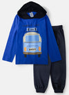 Conjunto Infantil Menino Meia Estação C/Capuz Happy Royal 0321 - Keki Boys