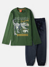 Conjunto Infantil Menino Meia Estação Jurassic Verde 0708 - Torrox