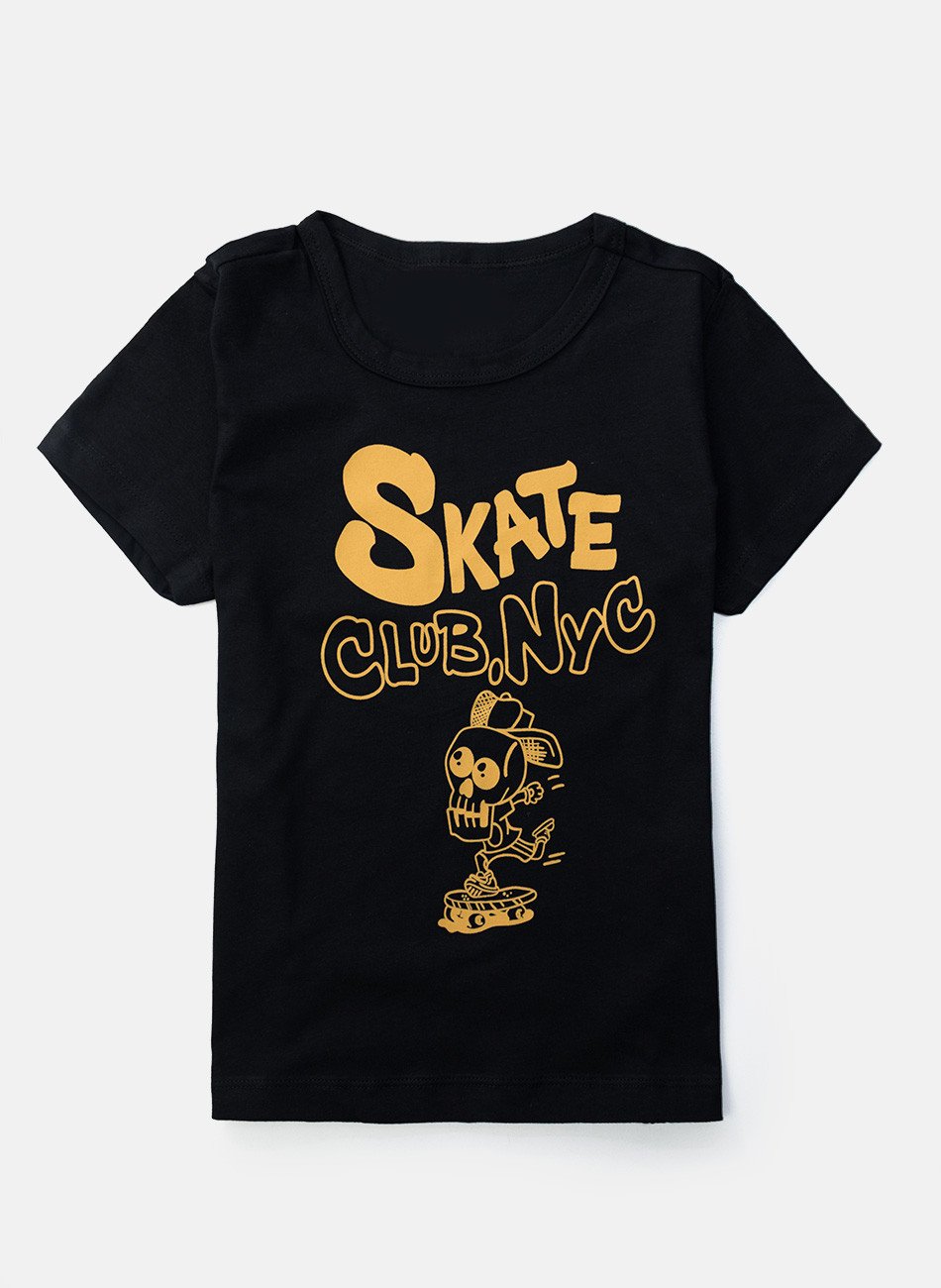 Conjunto Infantil Menino Skate Club NYC Preto 0416 - Keki Boys