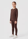 Conjunto Infantil Unissex Térmico Marrom 0203 - Laluna